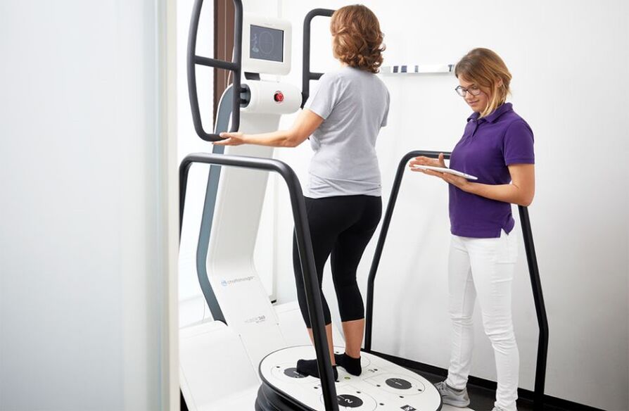 Trainéieren Therapie an CERVIAL OsteOchondrosis